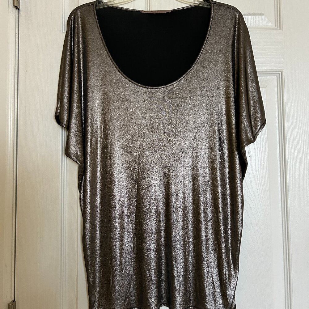 Silver lame MarieMarie blouse